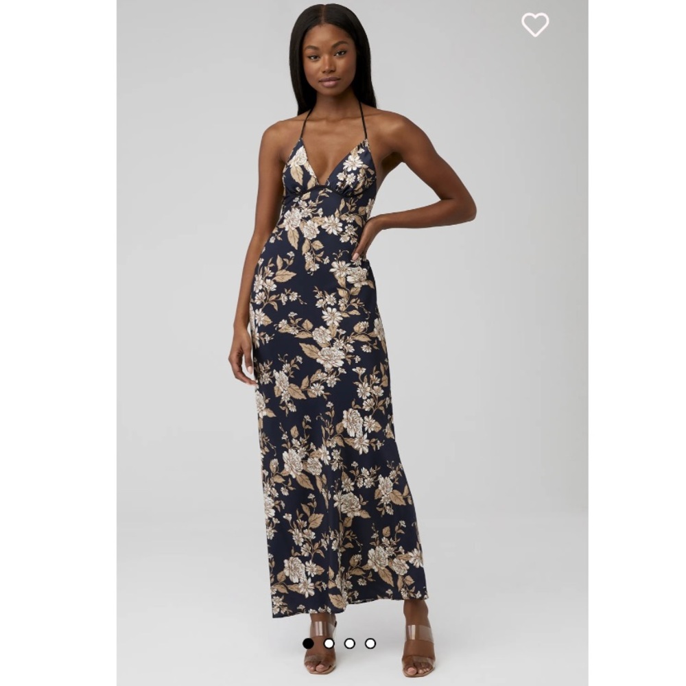 BEC + BRIDGE Floral Silk Midi Dress Size 12 NWT
